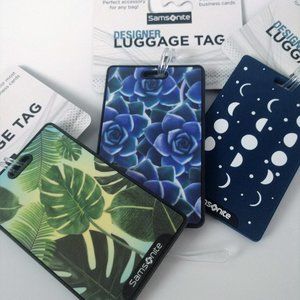 3 Samsonite Designer ID Tags